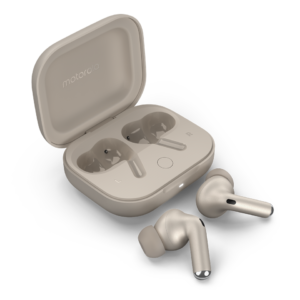 Motorola Moto Buds+ Wireless Headphones Beach Sand