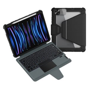 Nillkin Bumper Link Keyboard Case (Backlit Version) for iPad Air 4/5/10.9 2020/11 2024/2025/Pro 11 2020/2021/2022 Black