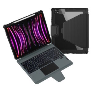 Nillkin Bumper Link Keyboard Case (Backlit Version) for iPad Pro 12.9 2020/2021/2022/ Air 13 2024/2025 Black