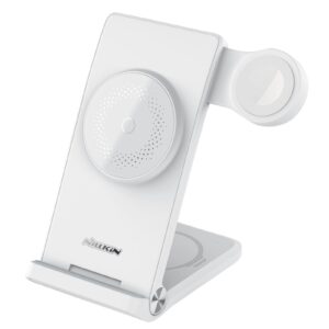 Nillkin PowerTrio 3in1 Wireless Charger MagSafe for Apple Watch White (MFI) (Damaged Package)