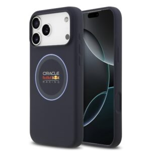 Red Bull Silicone Blue Ring MagSafe Case for iPhone 17 Pro Max Navy