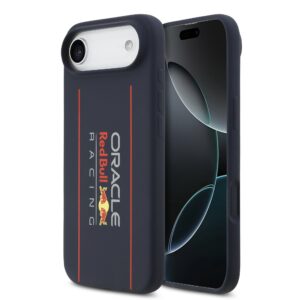 Red Bull Silicone Vertical Logo MagSafe Case for iPhone Air Navy