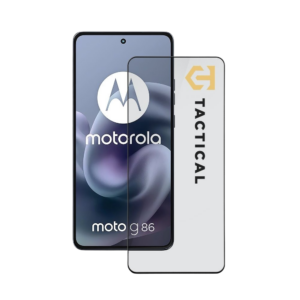 Tactical Glass Shield 5D for Motorola G86/G86 Power Black