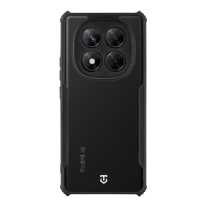 Tactical Quantum Stealth Cover for Xiaomi Redmi Note 14 Pro 5G/X7 5G Clear/Black
