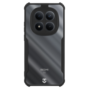 Tactical Quantum Stealth Cover for Xiaomi Redmi Note 15 Pro+ 5G/Poco M8 Pro Clear/Black