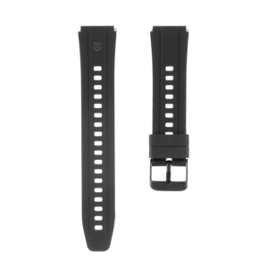 Tactical Quick Release Silicone Band 18mm Black