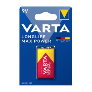 Varta Longlife Max Power 9V Battery 1pcs