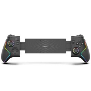 iPega 9122 Wireless Stretching RGB Gamepad for Android/iOS/PS3/PS4/PC Black