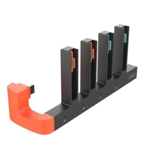 iPega SW2185 Charger Dock for JoyCon Controllers Nintendo Switch 2 Black (Damaged Package)