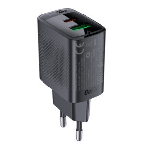 Acefast A78 Charger Network GaN USB-A / USB-C PD 20W - Black