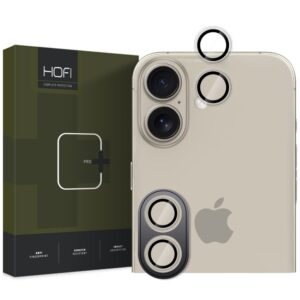 Camera lens protector Hofi Camring Pro+ iPhone 16 / 16 Plus / 17 Clear