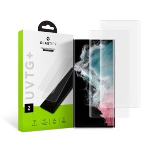 Tempered glass Glastify UVTG+ 2-pack Galaxy S22 Ultra