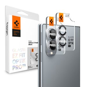 Camera lens protector Spigen Optik Pro GLAS.TR EZ Fit AC Camera Protector 2-pack Galaxy Z Fold 8 Black