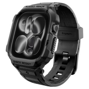 Spigen Rugged Armor Pro Apple Watch 12 (42 mm) Matte Black