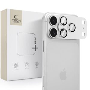 Camera lens protector Tech-Protect Camfull Fit+ iPhone 18 Pro Max Silver