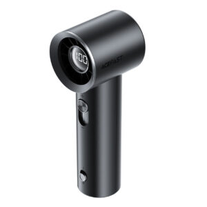 Acefast YF1 Mini Hand Fan with LED Display and Free Airflow Adjustment - Black