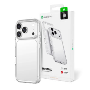 AmazingThing Minimal Drop Proof Case 3 Lens for iPhone 18 Pro - Clear