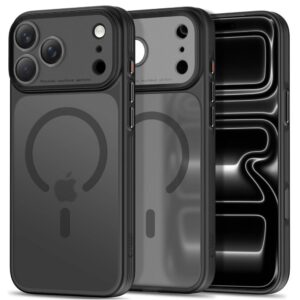 Tech-Protect MagPrime MagSafe CC Case for iPhone 18 Pro / iPhone 17 Pro - Matte Black
