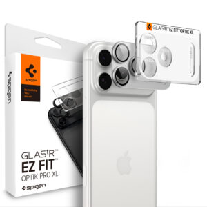Spigen Optik Pro XL GLAS.TR EZ FIT Tempered Glass for iPhone 18 Pro Max - Silver