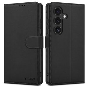 Tech-Protect Wallet Case for Samsung Galaxy S26 FE - Black