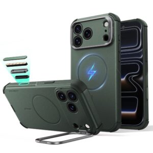 ESR Cyber ​​Tough Kickstand MagSafe Case for iPhone 18 Pro Max / 17 Pro Max - Green