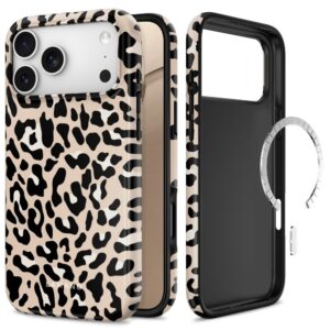 Tech-Protect Lamano MagSafe Case for iPhone 18 Pro Max / 17 Pro Max - Beige/Black