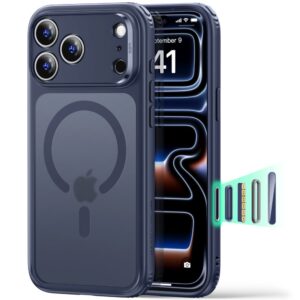 ESR Classic Hybrid MagSafe Case for iPhone 18 Pro / 17 Pro - Matte Navy Blue