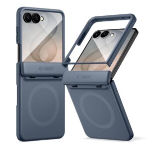 Tech-Protect Kevlar Aura MagSafe Galaxy Z Flip 8 Navy Blue