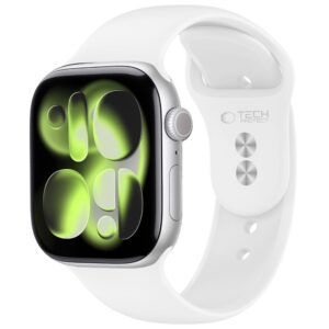 Tech-Protect Silicone Apple Watch 8 / 9 / 10 / 11 / 12 / SE (40 / 41 / 42 mm) White