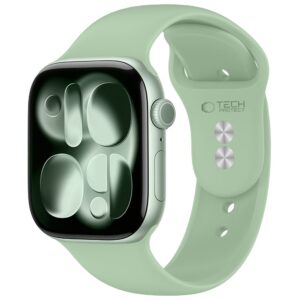 Tech-Protect Silicone Apple Watch 8 / 9 / 10 / 11 / 12 / SE (40 / 41 / 42 mm) Pistachio