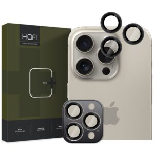 Camera lens protector Hofi Camring Pro+ iPhone 16 Pro / 16 Pro Max / 17 Pro / 18 Pro / Max Black