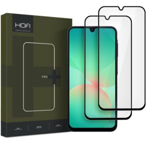 Tempered glass Hofi Glass Pro+ 2-pack Galaxy A16 4G / 5G / A26 5G / A17 4G / 5G / A27 5G Black