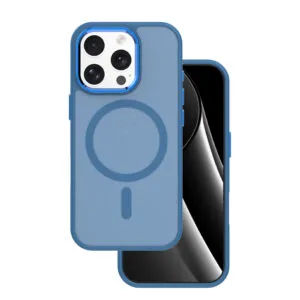 Frozen Mag case for iPhone 16 Pro Max 6,9" navy blue