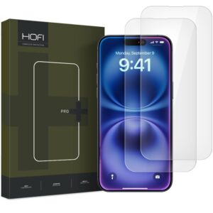 Tempered glass Hofi Glass Pro+ 2-pack iPhone 15 / 16 Clear