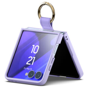 Mercury Gold Ring Case for Samsung Galaxy Z Flip8 lilac purple