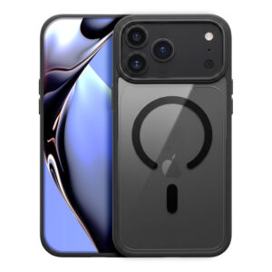 Color Clear Mag case for iPhone 17 Pro Max 6,9" / 18 Pro Max 6,9'' dark grey