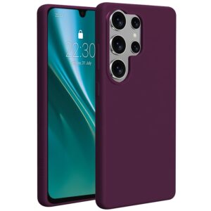 Etteri Silicone Mag case for Samsung Galaxy S25 Ultra dark cherry