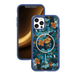 Golden Autumn case for iPhone 12 / 12 Pro 6,1" dark blue