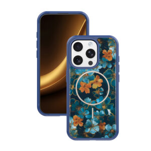 Golden Autumn case for iPhone 15 Pro 6,1" dark blue