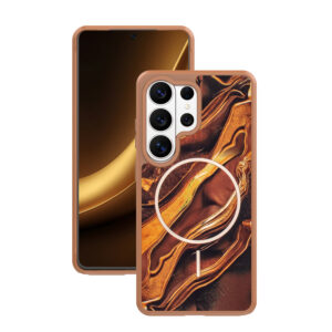 Golden Autumn case for Samsung Galaxy S25 Ultra brown