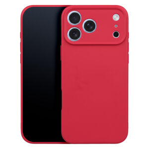Silicon Box case for iPhone 17 Pro Max 6,9" red