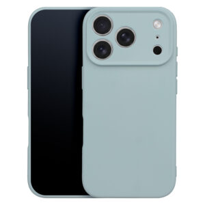 Silicon case for iPhone 17 Pro Max 6,9" / 18 Pro Max 6,9" silver
