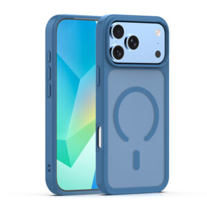 Mag Matt case for iPhone 17 Pro Max 6,9" / 18 Pro Max 6,9" dark blue big hole