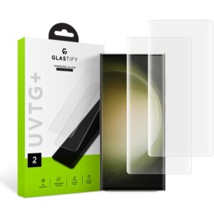 Tempered glass Glastify UVTG+ 2-pack Galaxy S23 Ultra Clear