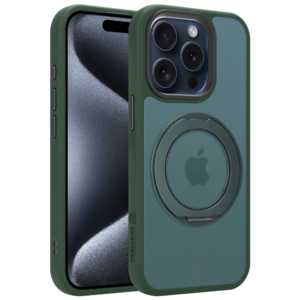 Tactical MagForce Hyperstand Cover for Apple iPhone 15 Pro Forest Green