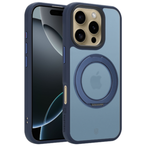 Tactical MagForce Hyperstand Cover for Apple iPhone 16 Pro Deep Blue