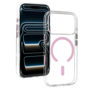 Liavec Pure Case with camera control button for Iphone 18 Pro/17 Pro pink