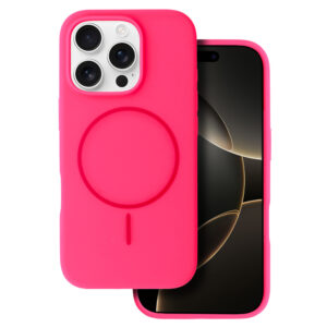 Magsafe Slim Silicone for Iphone 15 Pro pink