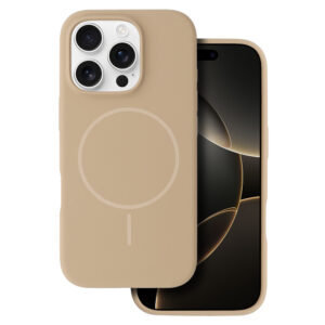 Magsafe Slim Silicone for Iphone 16 Pro Max brown
