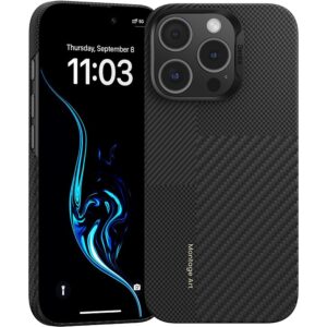 Benks Montage Magnetic Armor Air Kevlar Case PC Frame 600D+1500D (MB65) for Iphone 16 Pro black